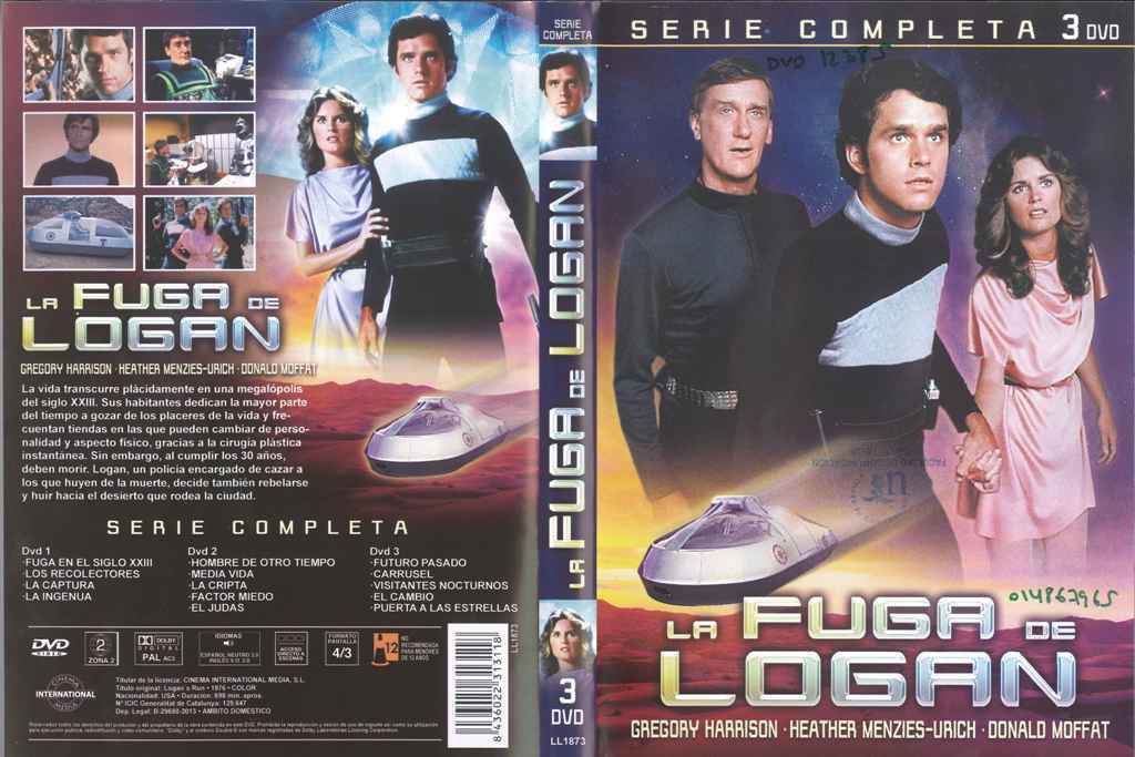 Logans Run (La Fuga de Logan) TV SERIES DVD (Spanish Language only) en 2 DVD
