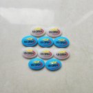 10Pcs US OPEN Blue & White DAMP tennis vibration dampener shock absorber Holiday Gift