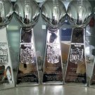 A Set Dallas Cowboys Super Bowl Championship VINCE LOMBARDI 5Pcs Trophy 24cm Nice Gift