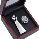 New England Patriots 2018 Super Bowl Championship Ring & Trophy & Display Box Fans Gift
