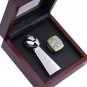 Denver Broncos 2015 Super Bowl Championship Ring & Trophy & Display Box Fans Gift