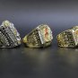 A Set Denver Broncos 1997 1998 2015 Super Bowl Championship Rings With Wooden Display Box