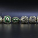 Green Bay Packers 1961 1965 1966 1967 1996 2010 Super Bowl Championship Rings 6Pcs Size 11 Gift