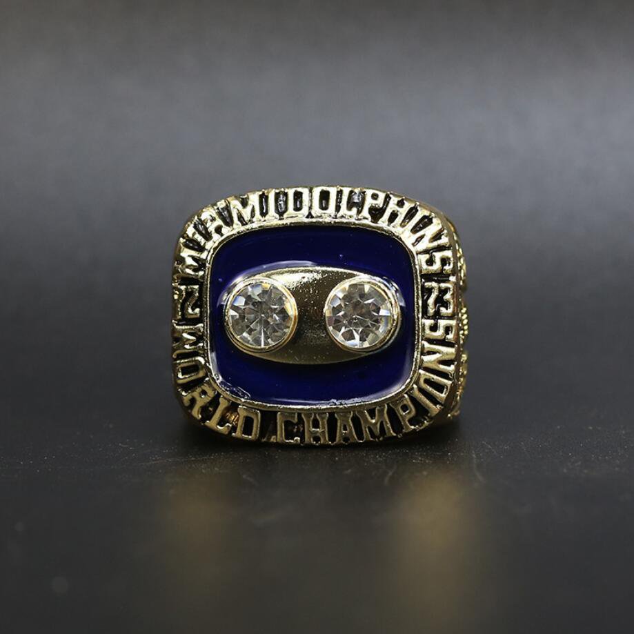 Size 11 Miami Dolphins 1973 Super Bowl Championship Ring Fans Gift