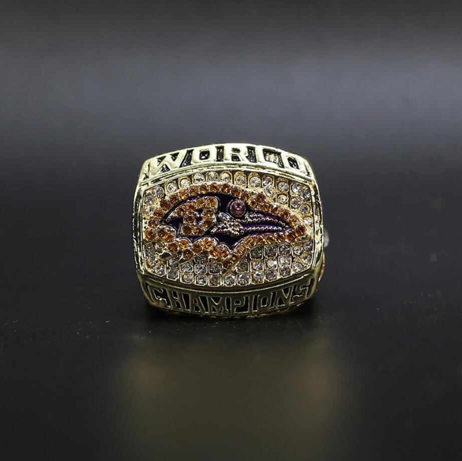 Size 11 Baltimore Ravens 2000 Super Bowl Championship Ring Fans Gift