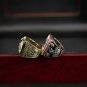 A Set Atlanta Falcons 1998 2016 NFC Championship Rings With Wooden Display Box