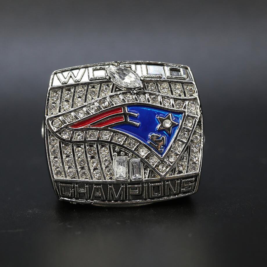 Size 11 New England Patriots 2001 Super Bowl Championship Ring Fans Gift