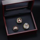 A Set Kansas City Chiefs 1966 1969 2019 Super Bowl Championship Rings With Wooden Display Box