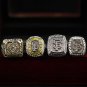 A Set San Francisco Giants 1954 2010 2012 2014 World Series Championship rings Wooden Display Box