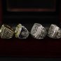 A Set San Francisco Giants 1954 2010 2012 2014 World Series Championship rings Wooden Display Box
