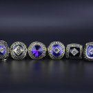 Size 11 Los Angeles Dodgers World Series Championship rings 6Pcs Fans Gift