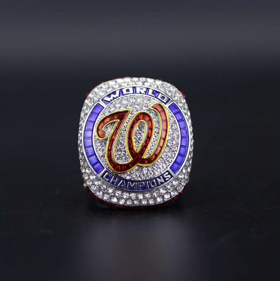 Size 11 Washington Nationals 2019 World Series Championship ring Fans Gift
