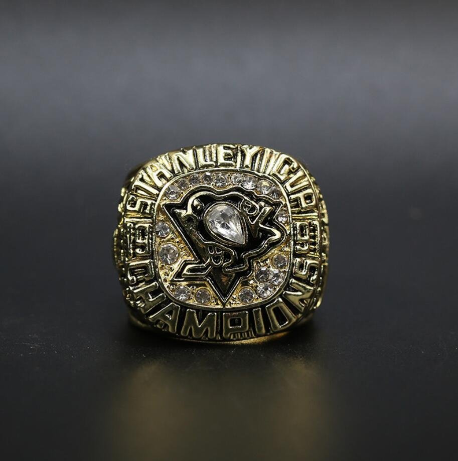 Size 11 Pittsburgh Penguins 1991 Stanley Cup Championship ring Fans Gift