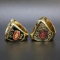 A Set Montreal Canadiens 1986 1993 Stanley Cup Championship rings With Wooden Display Box