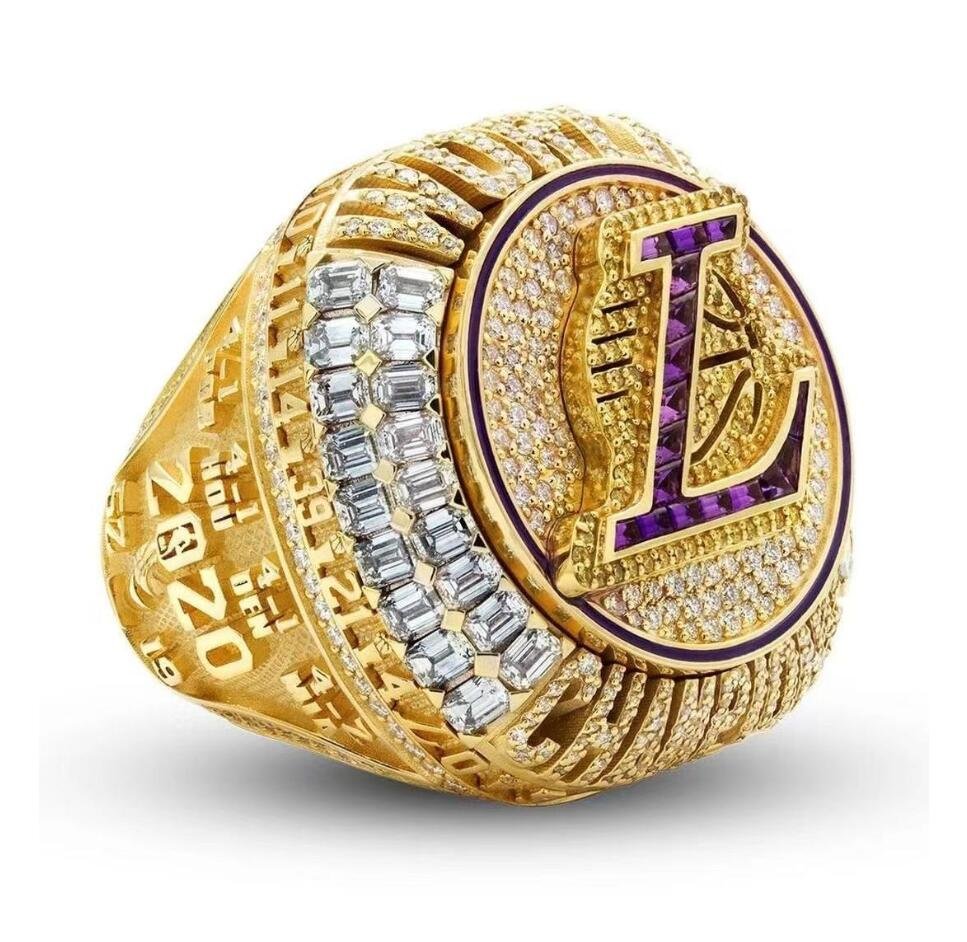 Size 11 Los Angeles Lakers 2020 LeBron James Basketball Championship ring Official Style
