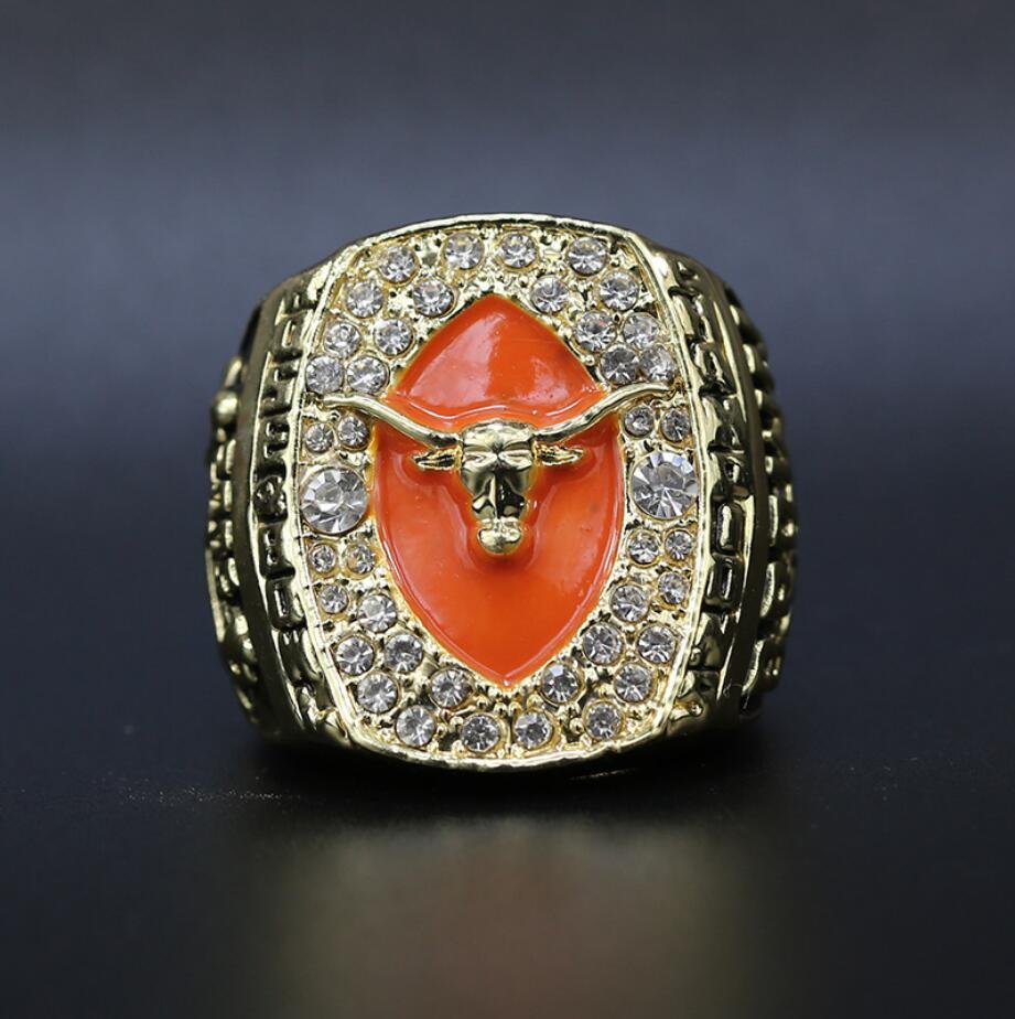 Size 11 Texas Longhorns 2005 Rose Bowl Championship ring Fans Gift