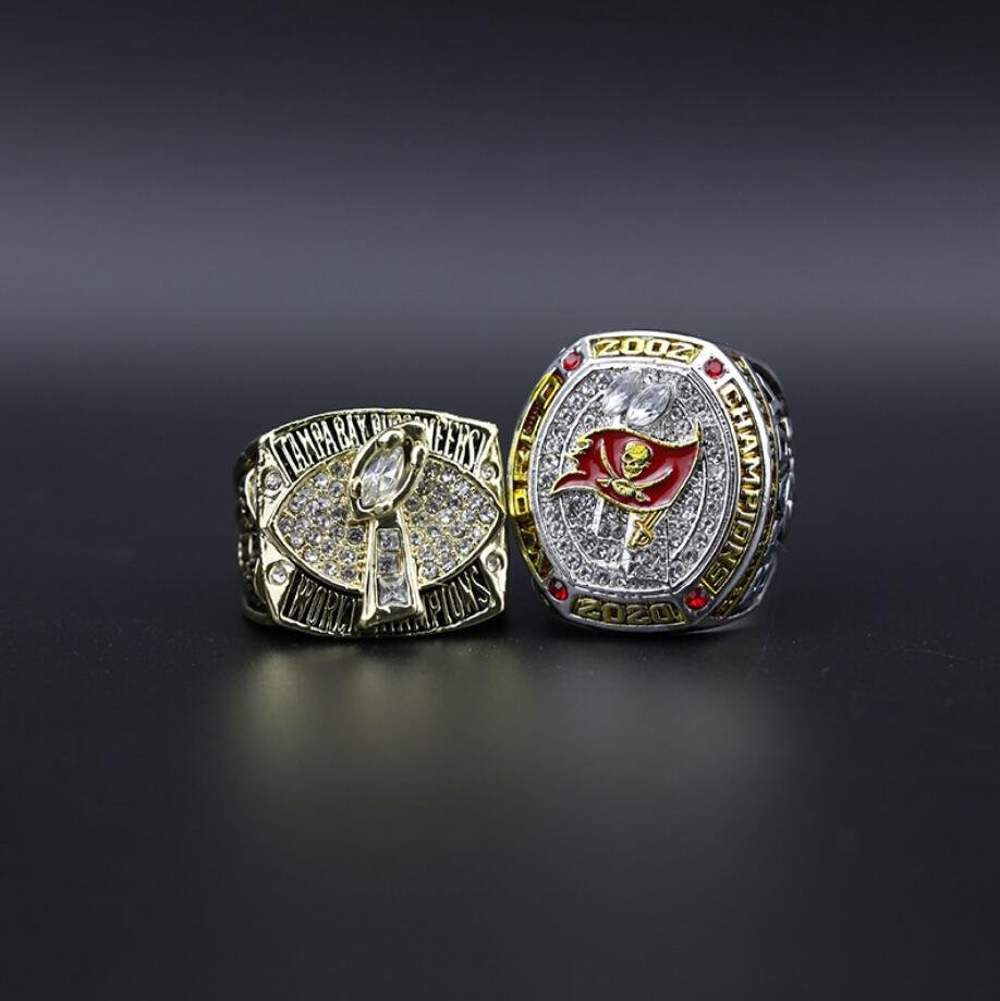 Size 11 Tampa Bay Buccaneers 2002 2020 Super Bowl Championship Rings Fans Gift
