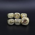 Size 11 A Set Los Angeles Lakers Basketball Championship rings 6Pcs Fans Gift