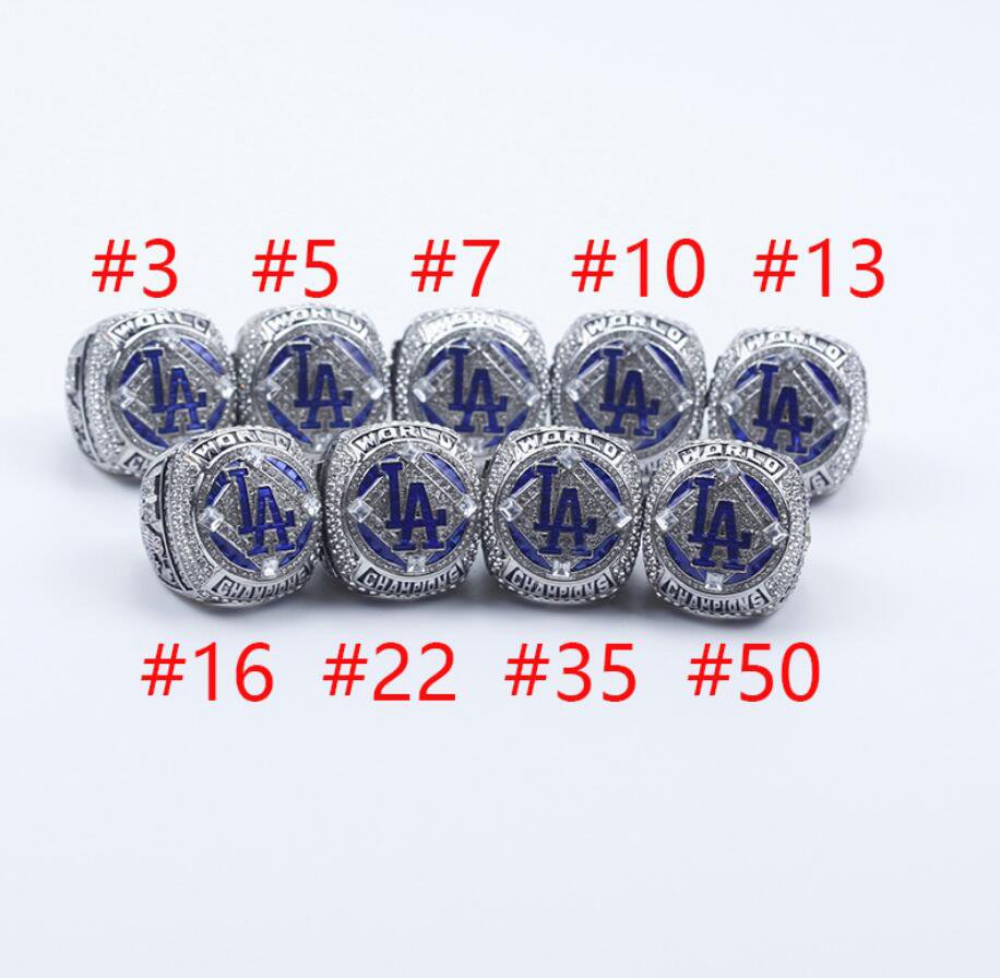 Size 11 Los Angeles Dodgers 2020 World Series Championship ring Official Style Nice Gift