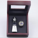 Los Angeles Rams 2021 Super Bowl LVI Championship Ring & Trophy & Display Box Fans Gift