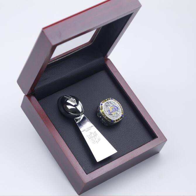 Los Angeles Rams 2021 Super Bowl LVI Championship Ring & Trophy ...