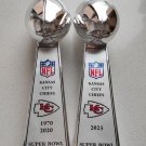 A Set Kansas City Chiefs Super Bowl LVII Championship VINCE LOMBARDI Trophy 9'' Nice Gift