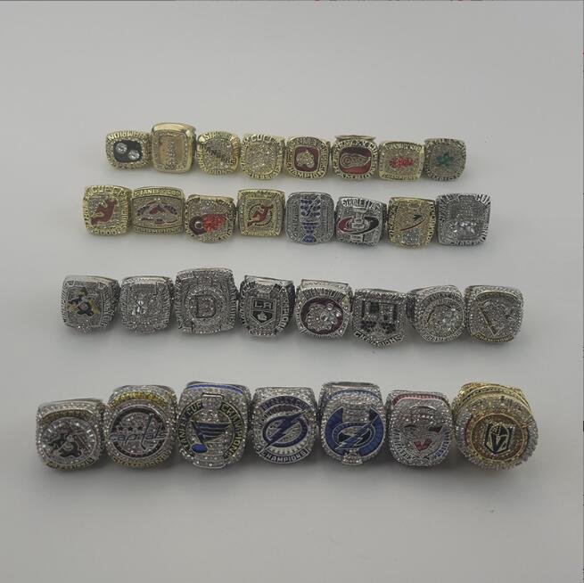 31Pcs Stanley Cup Championship rings Size 11 Fans Gift