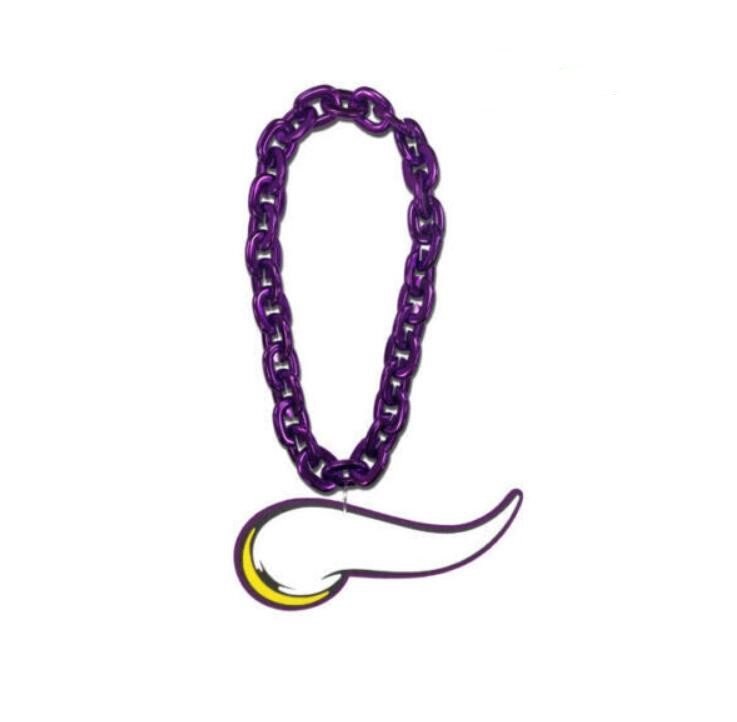 Minnesota Vikings 3D Fan Chain Necklace Foam 2 Colors! Christmas Gift