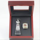 Kansas City Chiefs 2023 Super Bowl Championship Ring & Trophy & Display Box Fans Gift
