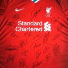 Liverpool Team Signed Jersey 20/21 Autograph