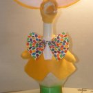 EASTER BUNNY BOY Cement Plastic Lawn Goose Clothes Outfit
