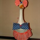 Stars and Stripes Patriotic Bikini Lawn Goose Clothes Outfit by Cindy
