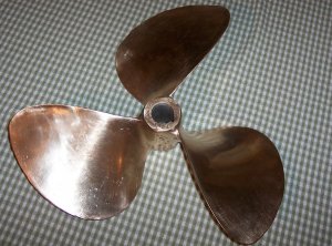 16" Brass Prop