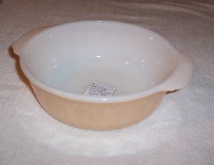FIRE KING COPPER TINT CASSEROLE DISH