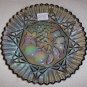 BLUE CARNIVAL GLASS PLATTER