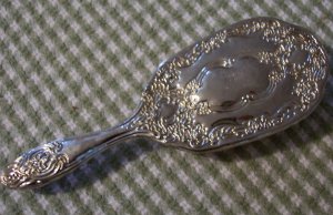 Vintage Sterling Silver Brush