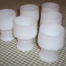 6 Milkglass Tumblers