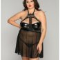 Plus Size Lingerie, See Through Lingerie, Sexy Gift, BDSM Lingerie, Wife Gift