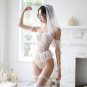 Sexy See Through Bride Uniform, Cosplay lingerie, Erotic Lingerie, Sexy Lingerie, Sexy Bra, BDSM