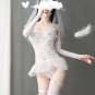 Sexy Bride Uniform, Cosplay lingerie, Erotic Lingerie, Sexy Lingerie, Sexy Bra, BDSM