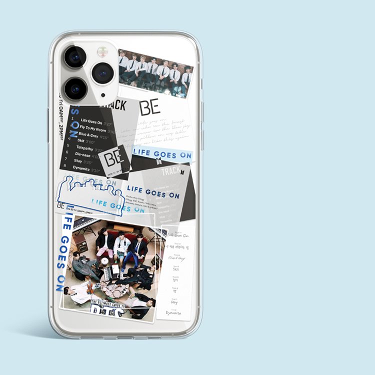 BTS BE phone case, soft transparent phone case for all iphone model, samsung, unofficial,