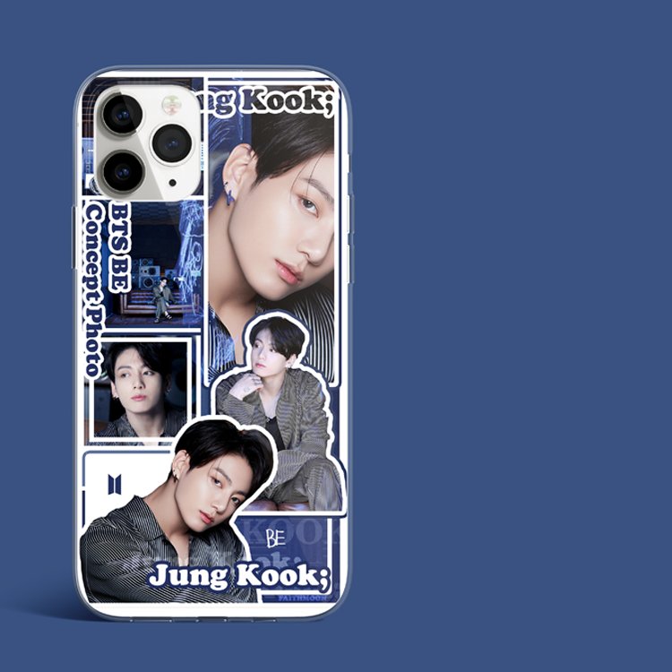 BTS BE phone case, soft transparent phone case for all iphone model, samsung, unofficial,