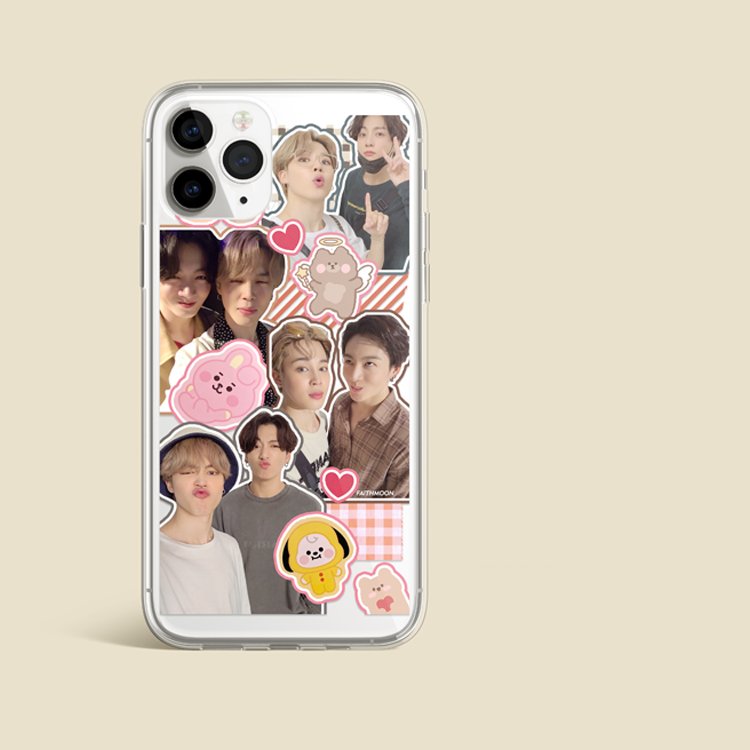BTS JK Jimin phone case, Bangtan, soft transparent phone case for all iphone model, unofficial,