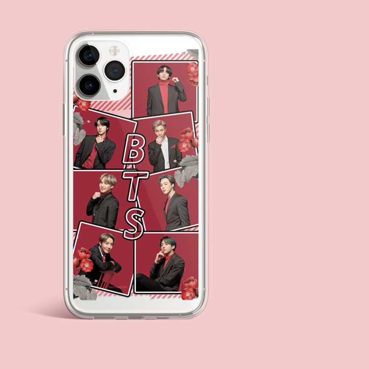 BTS Bangtan phone case,  soft transparent phone case for all iphone model, unofficial,
