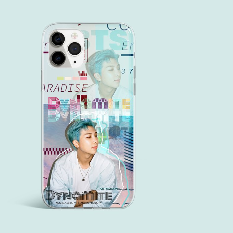 BTS Dynamite RM phone case, soft transparent phone case for all iphone model, unofficial,