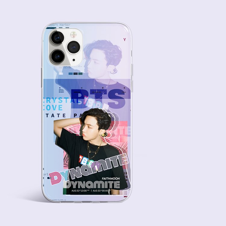 BTS Dynamite J-hope phone case, soft transparent phone case for all iphone model, unofficial,