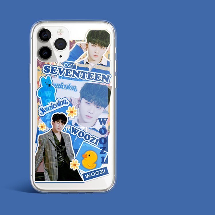 Seventeen Woozi phone case, soft transparent phone case for all iphone model, unofficial,
