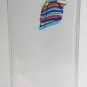 Bertil Vallien Rectangular Rainbow Vase Kosta Boda