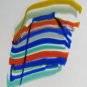 Bertil Vallien Rectangular Rainbow Vase Kosta Boda