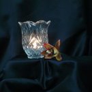 Clear Etched Rounded Votive